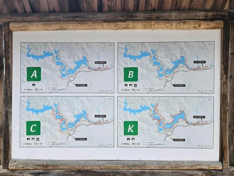 4つのハイキングコース