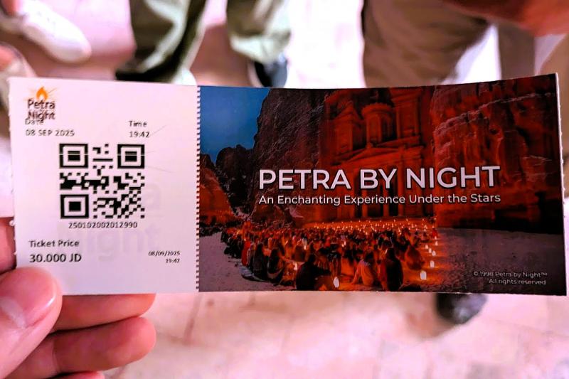 Petra By Nightのチケット