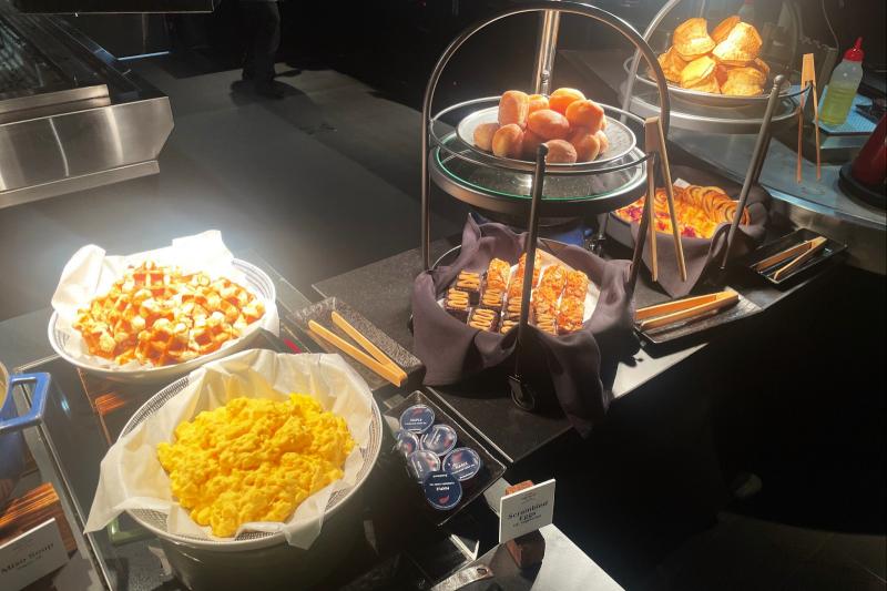 ワッフルがおいしかったです