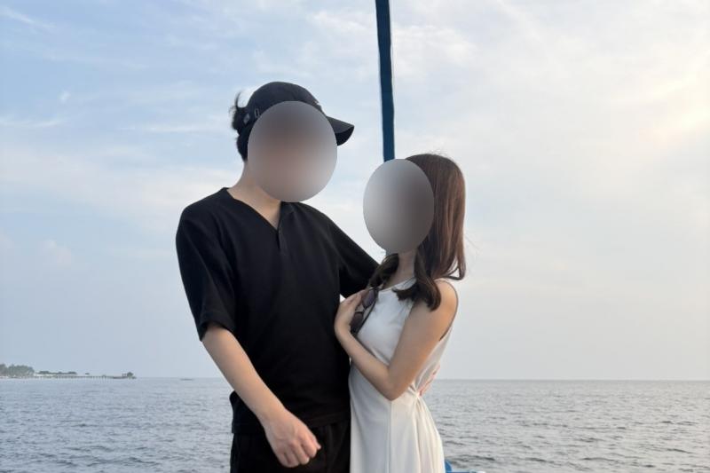 ハネムーン特典でサンセットクルージング