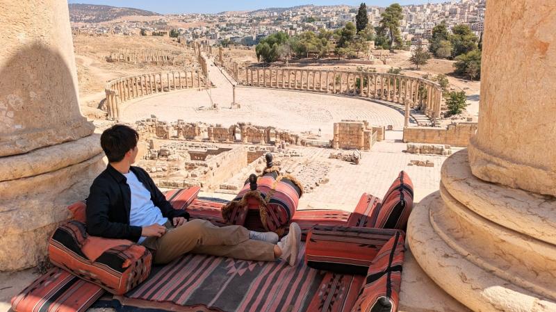 遺跡内には広場が眺められる写真スポットもありました。行った際にはぜひ記念に写真も撮ってみましょう♪