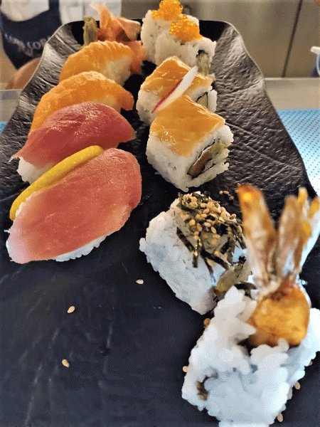 日本国内と変わらないお寿司のクオリティ