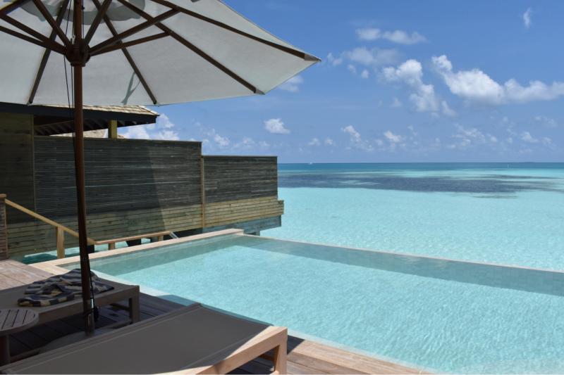 念願の水上ヴィラ