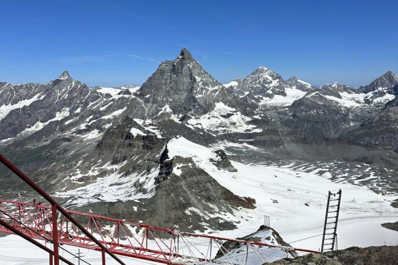 マッターホルンを望むマッターホルン グレッシャー パラダイス