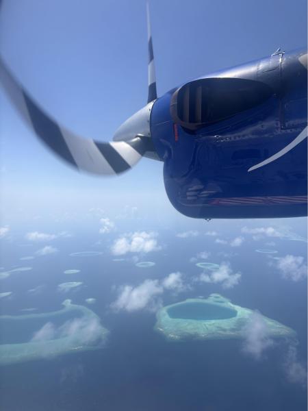 水上飛行機からの眺め