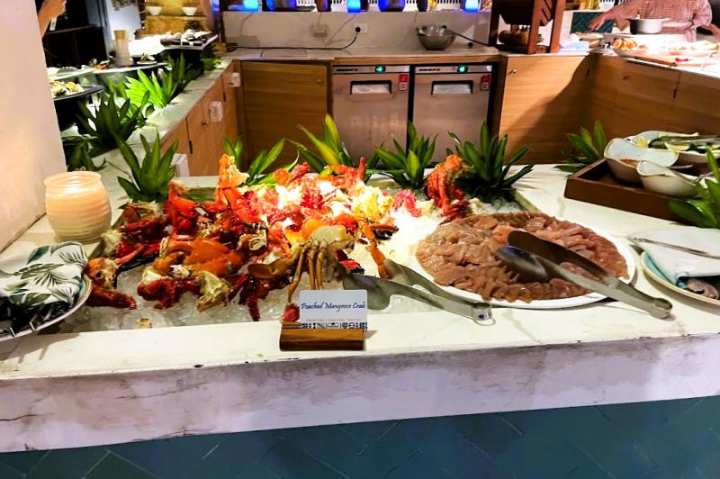 ビュッフェの様子