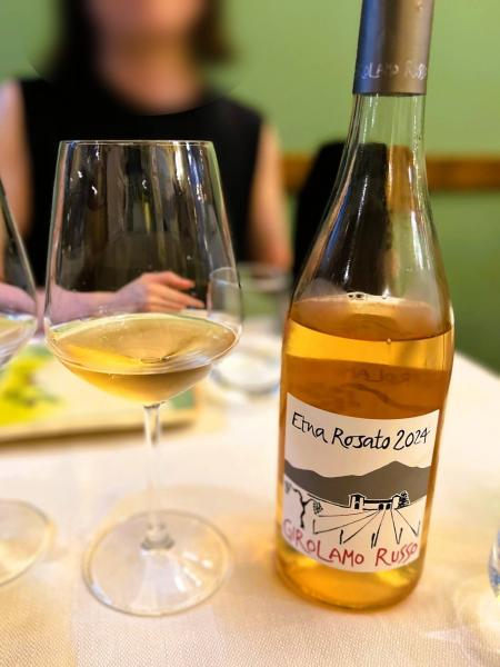 お気に入りのエトナワイン「Girolamo Russo」も堪能できました