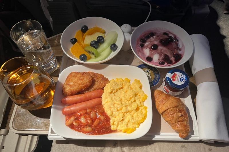 エミレーツ航空の機内食