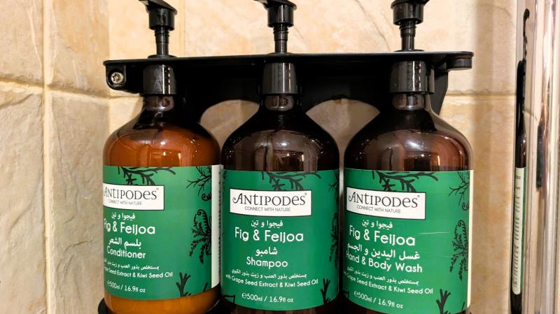 シャンプー、トリートメント、ボディーソープもあります