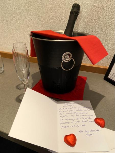 マイエンフェルトで宿泊したハイジホテルでのハネムーンサプライズ