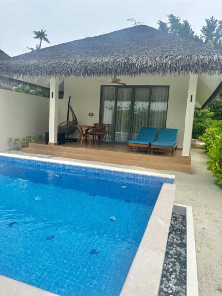 ヴィラにはプールもついているので、好きなタイミングで楽しめました