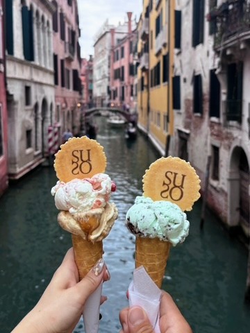 ベネチアのアイス