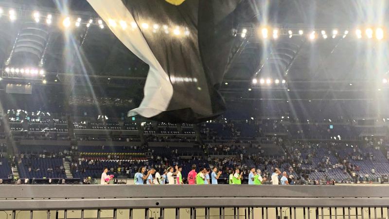 サッカー観戦