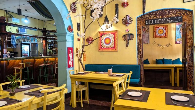 レストランの内装もかわいかったです