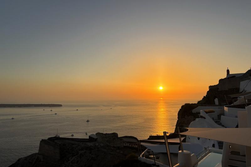 マレジオ スイーツから見える夕日も完璧でした！