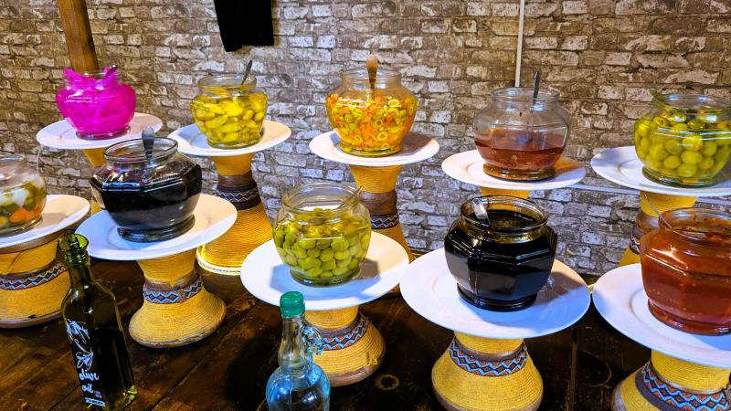 いろんな種類のピクルス