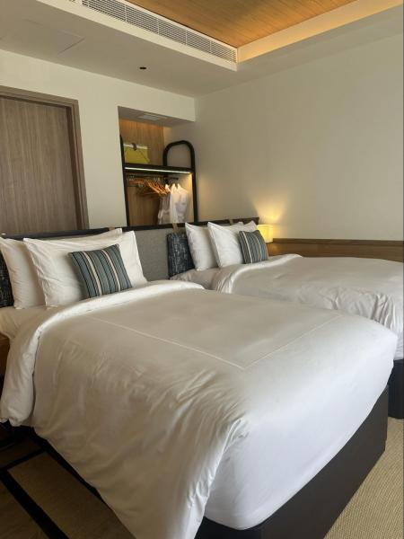 2つ目の寝室。エキストラベッドを用意していただき、子ども３人の寝室に！