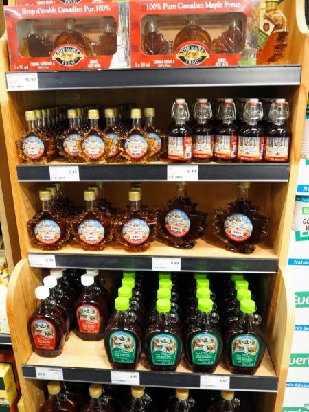 カナダのお土産（メープル）