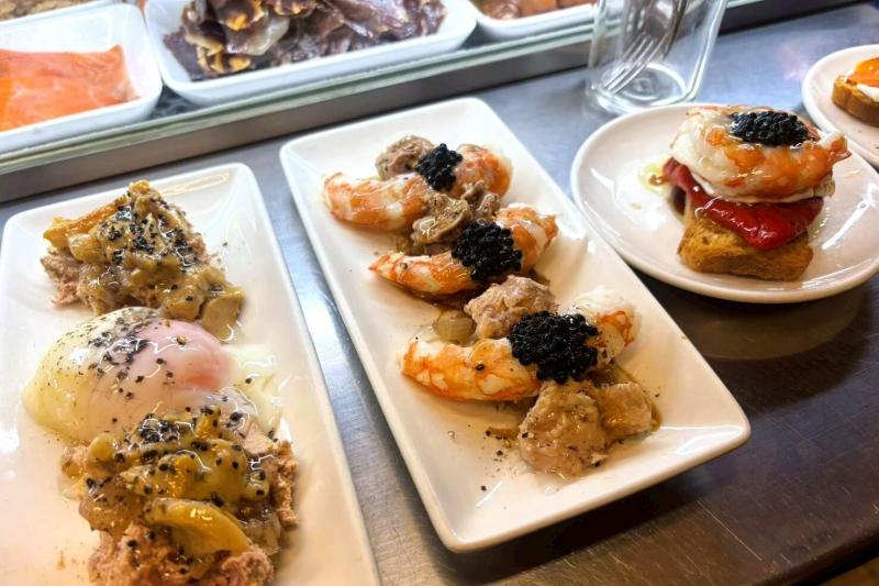 Quimet&Quimetのタパス、珍しい組み合わせのタパスがたくさんありました