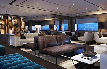 リビングルーム ⓒThe Ritz-Carlton Yacht Collection