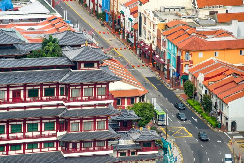 ●パゴダ・ストリート中国の雑貨を売るお土産屋が軒を連ねます。いわゆる日本の原宿の竹下通りのような通りで、活気に溢れています。シンガポールのお土産を買うのに、ぴったりな場所。