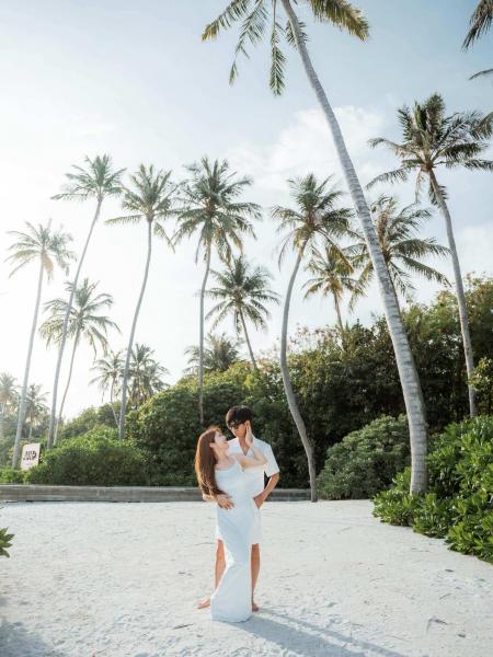 フォトシューティングにて。ポーズはカメラマンさんが指示してくれてすごくいい写真が撮れました！