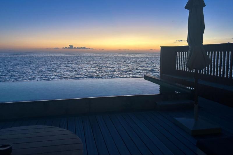 ヴィラのプライベートプール