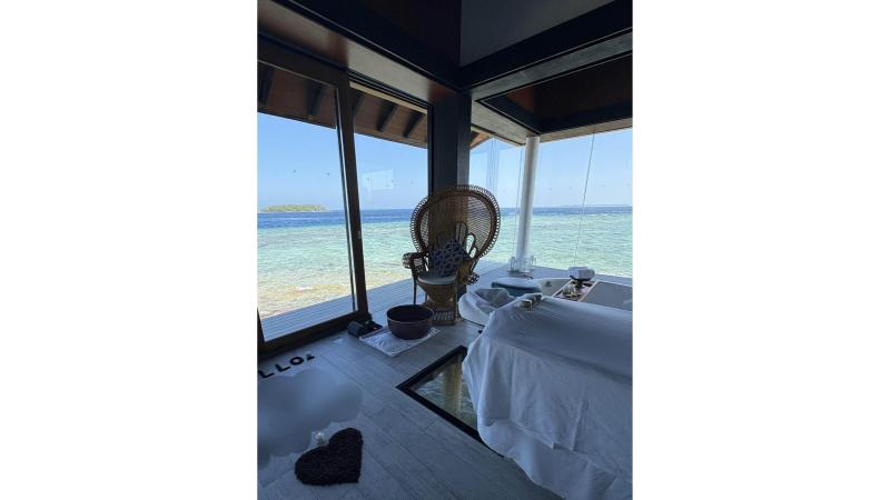カップルスパ。旅の疲れが一気に取れました！ 波の音も心地よく、癒されました。