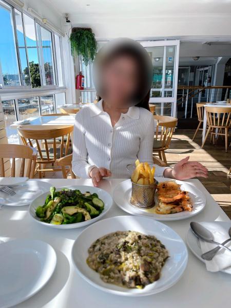 ケープタウンでの食事