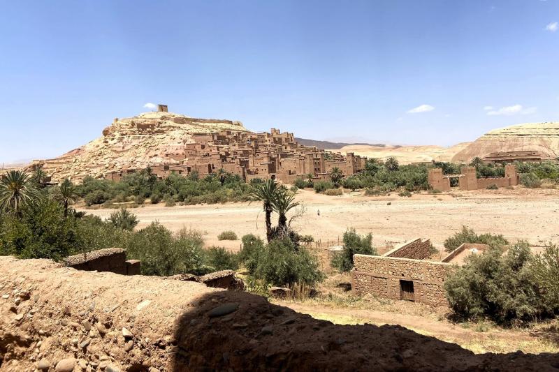 モロッコ移動時の風景