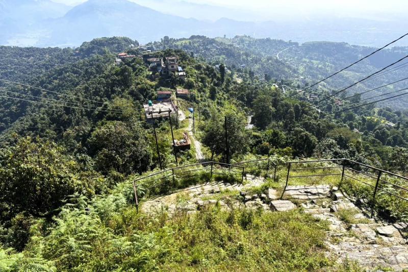 サランコットの展望台へ向かう道中