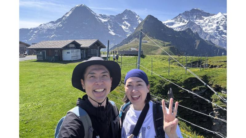 スイスでハイキング！