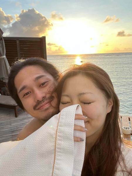 水上ヴィラからの眺め