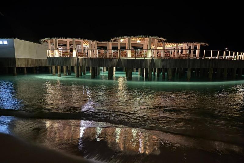夜の海も素敵でした！