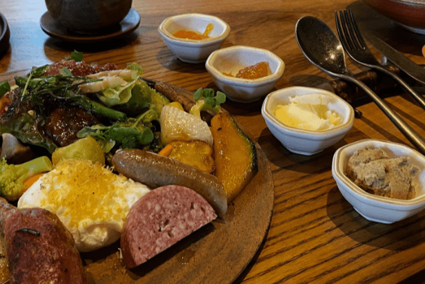 ドイツスタイルの朝食