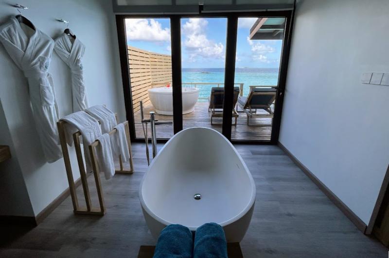 海が見えるバスタブ