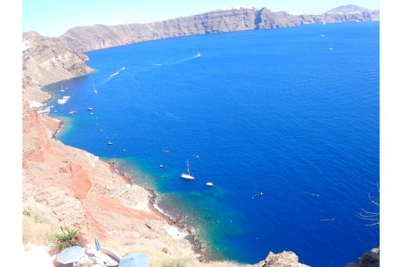 サントリーニ島の絶景