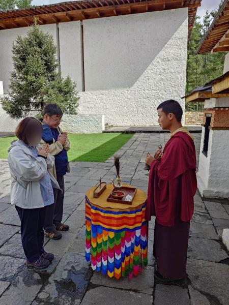 出発する際のセレモニー