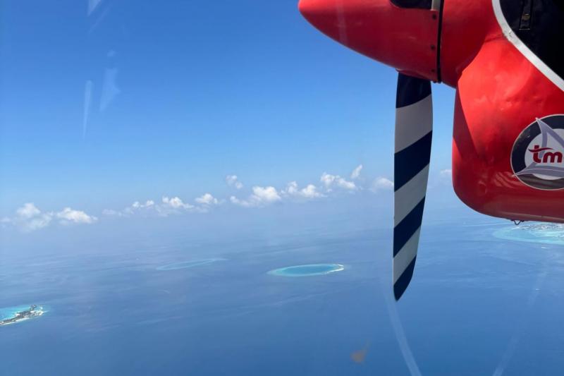 水上飛行機からの景色
