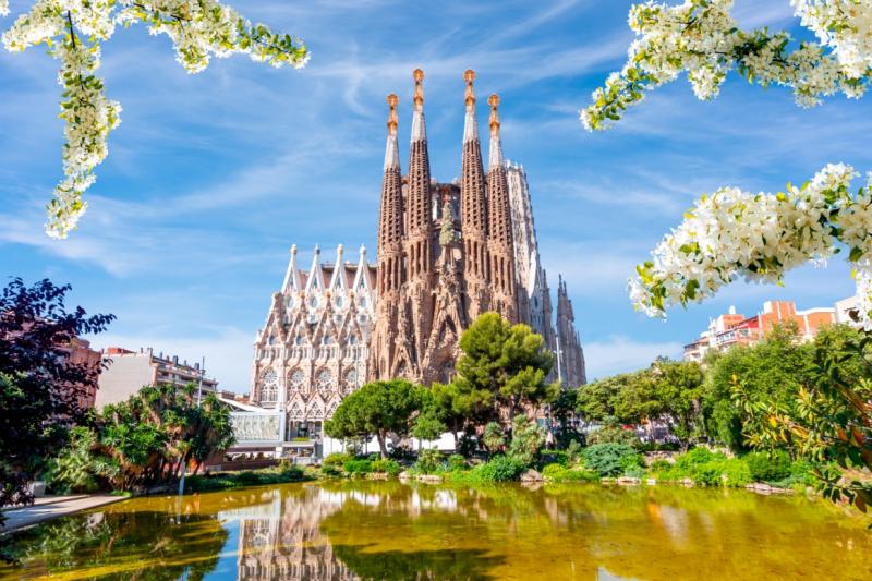 バルセロナのサグラダファミリア（スペイン）