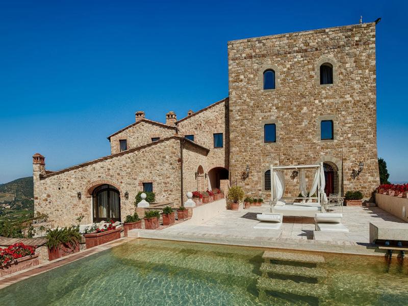 パノラマテラスとプライベートプール付きスイート