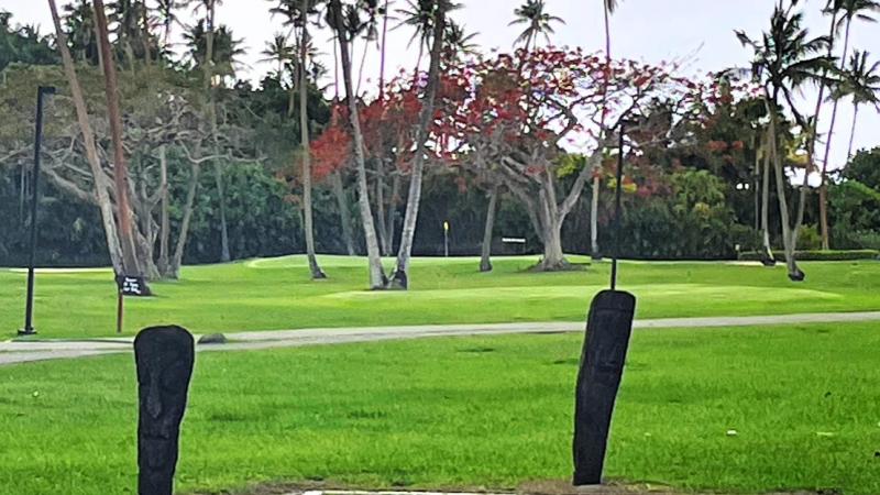 リゾートに隣接して9ホールのゴルフコースがあります