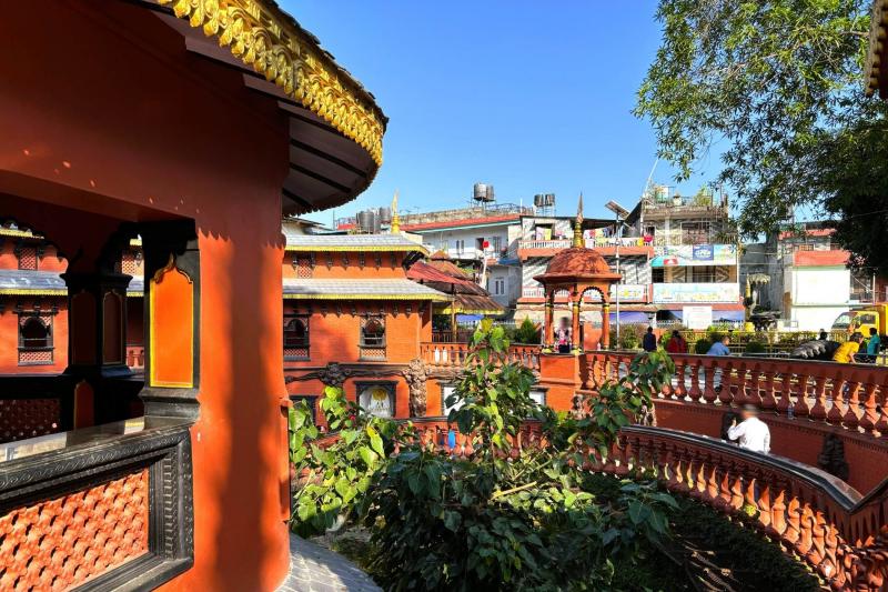 ダルバール広場の風景