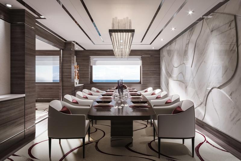  ダイニングプリヴェ ⓒThe Ritz-Carlton Yacht Collection