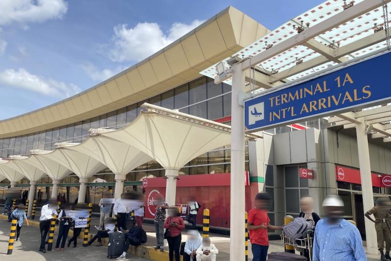 ケニア・ナイロビの空港（ジョモ ケニヤッタ国際空港）