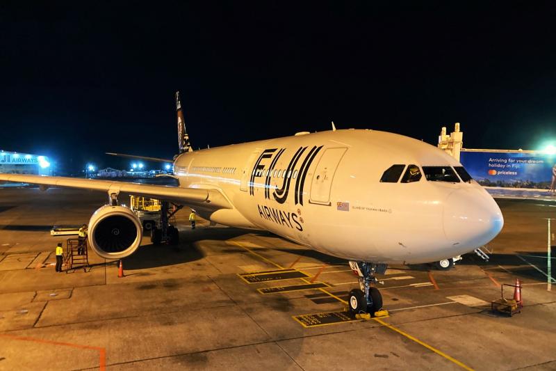 フィジーエアウェイズ A330－200。9時間の空の旅へ出発！