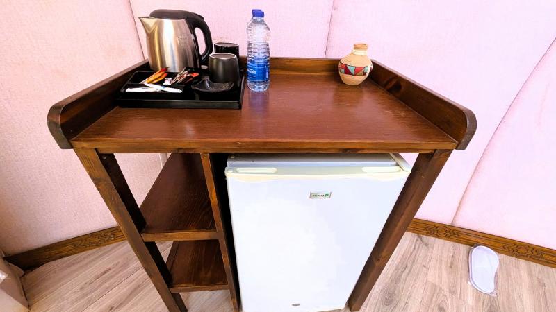 ケトルや冷蔵庫もありました