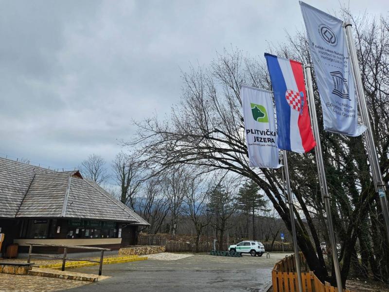 プリトヴィッツェ湖群国立公園の入口