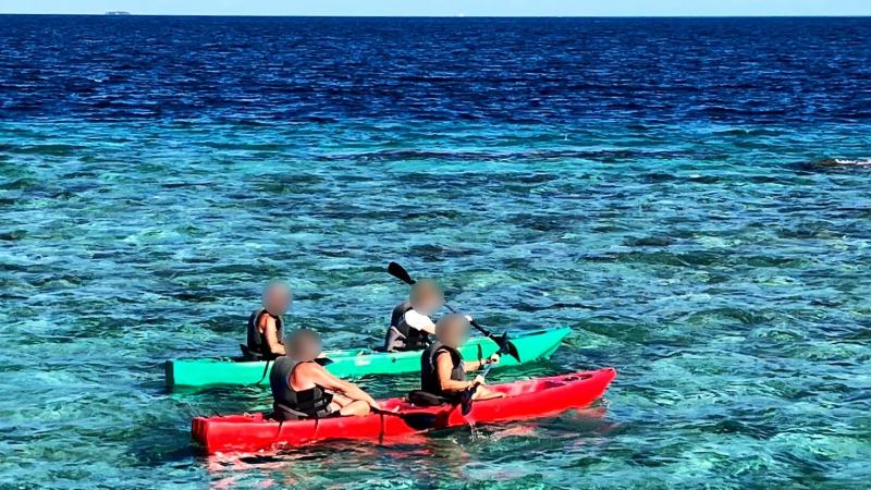 カヤックのコースもあります