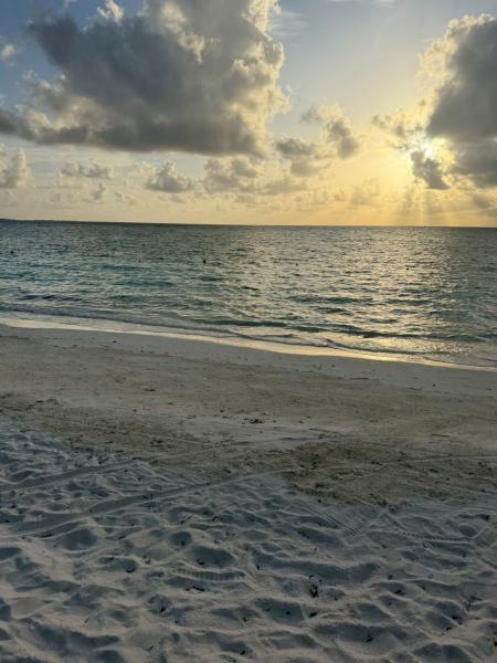 夕暮れの海も素敵でした